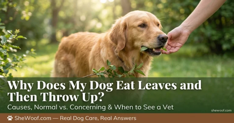 Why Does My Dog Eat Leaves and Then Throw Up