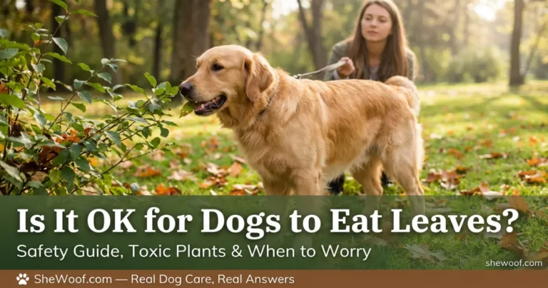 Is It OK for Dogs to Eat Leaves
