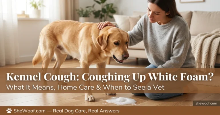Kennel Cough Coughing Up White Foam