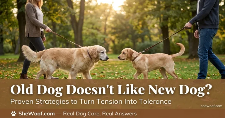 Old Dog Doesn't Like New Dog