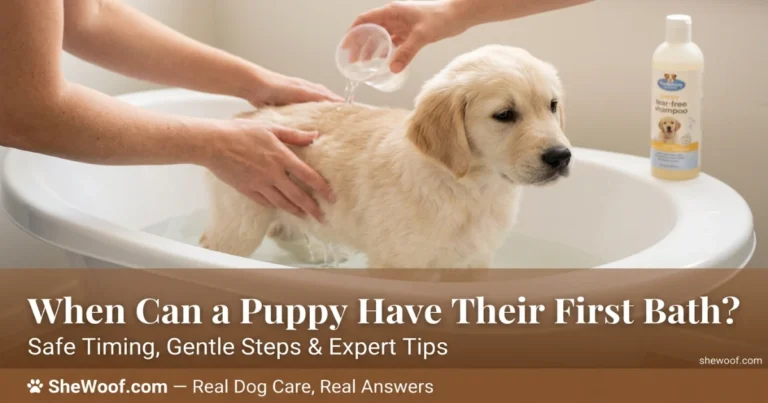 When Can Puppy Have First Bath