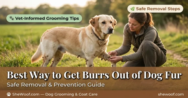 Best Way to Get Burrs Out of Dog Fur