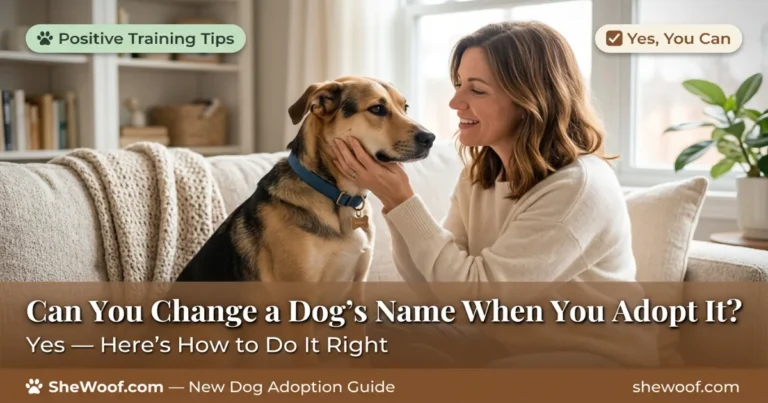 Can You Change a Dog's Name When You Adopt It