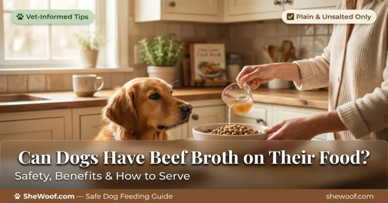 Can Dogs Have Beef Broth on Their Food
