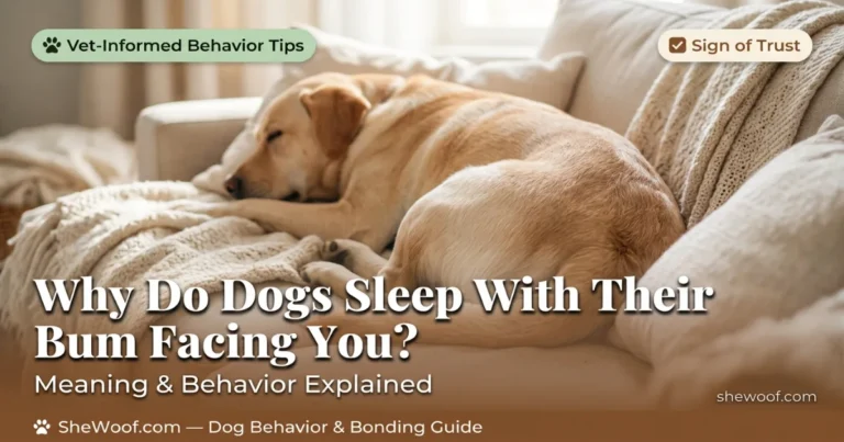 Why Do Dogs Sleep With Their Bum Facing You