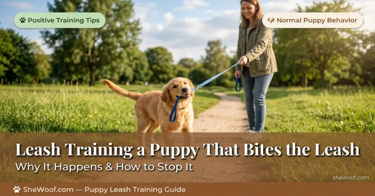 Leash Training a Puppy That Bites the Leash