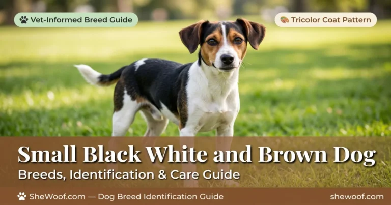 Small Black White and Brown Dog