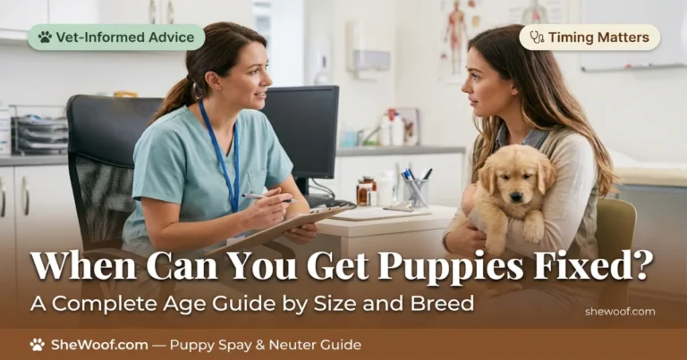 When Can You Get Puppies Fixed