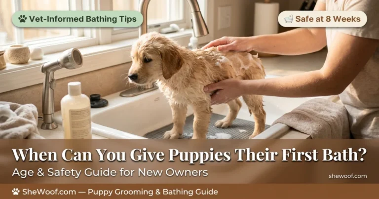 When Can You Give Puppies Their First Bath