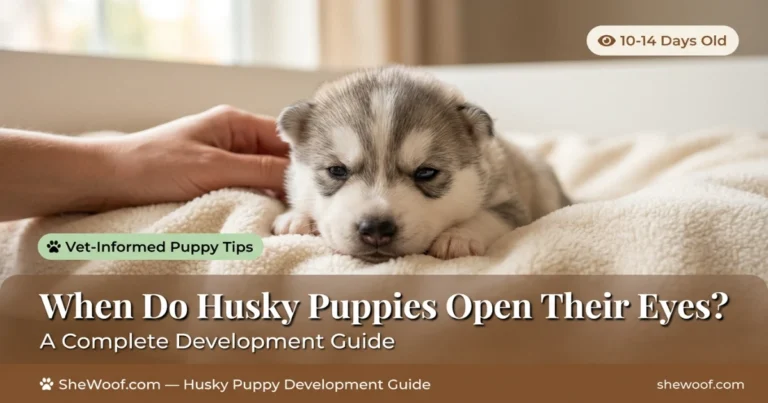 When Do Husky Puppies Open Their Eyes